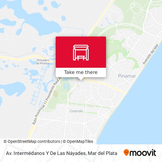 Av. Intermédanos Y De Las Náyades map