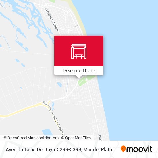 Avenida Talas Del Tuyú, 5299-5399 map
