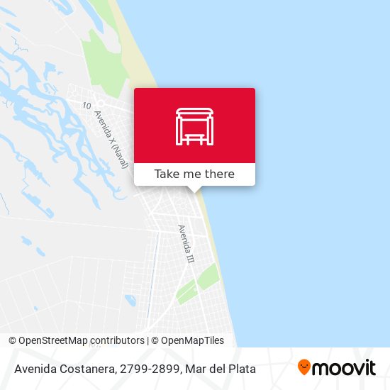 Avenida Costanera, 2799-2899 map