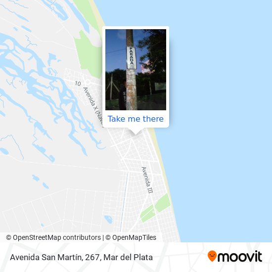 Mapa de Avenida San Martín, 267