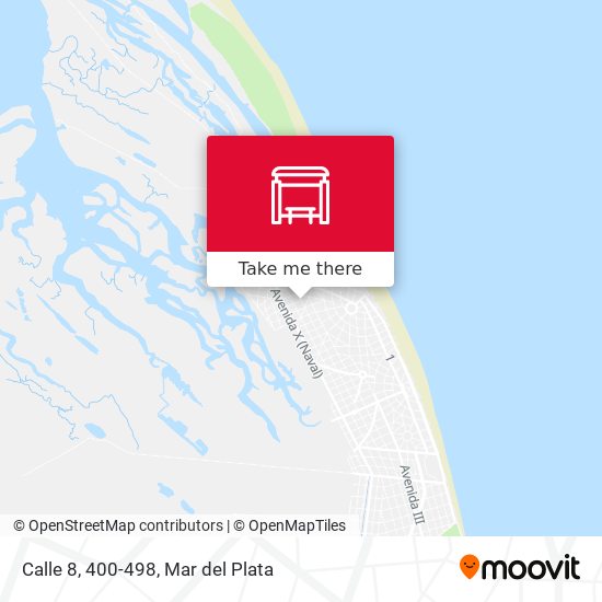 Mapa de Calle 8, 400-498