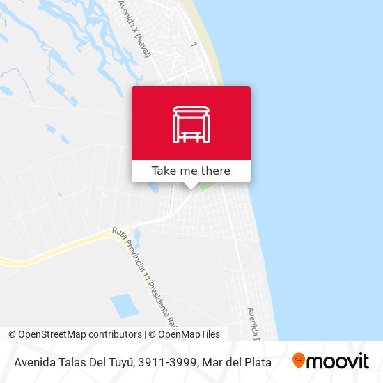 Mapa de Avenida Talas Del Tuyú, 3911-3999