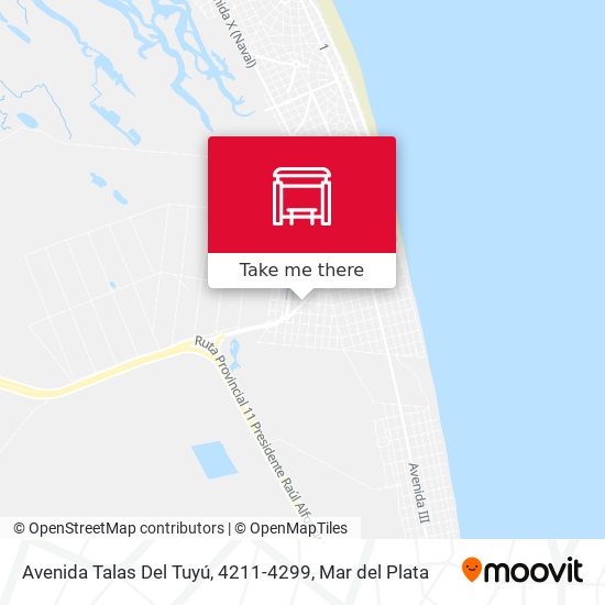 Avenida Talas Del Tuyú, 4211-4299 map