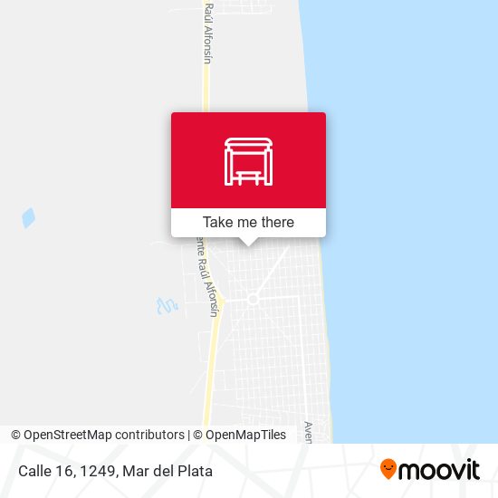 Mapa de Calle 16, 1249