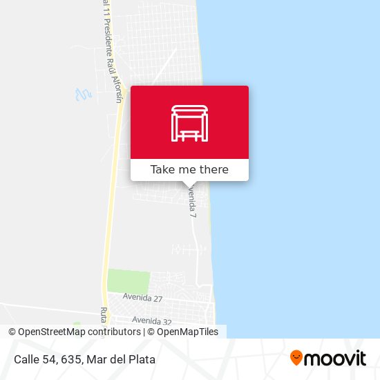 Mapa de Calle 54, 635