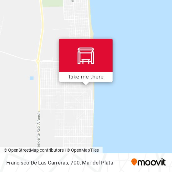 Mapa de Francisco De Las Carreras, 700