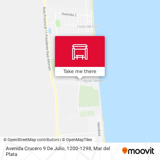 Avenida Crucero 9 De Julio, 1200-1298 map
