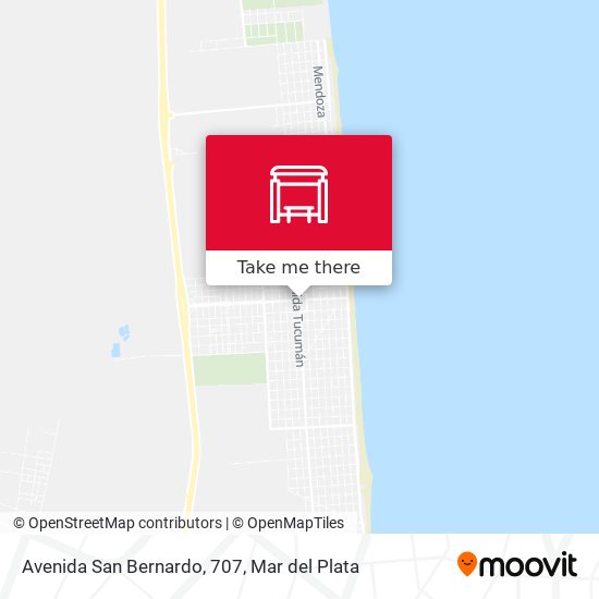 Mapa de Avenida San Bernardo, 707