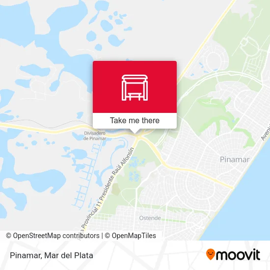 Pinamar map