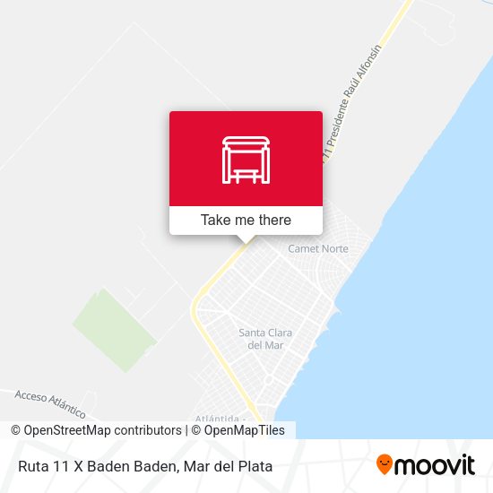 Mapa de Ruta 11 X Baden Baden