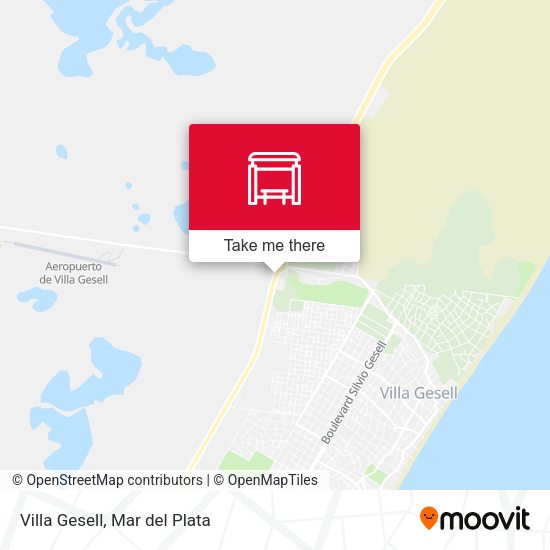 Mapa de Villa Gesell