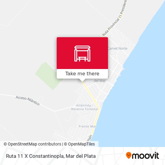 Ruta 11 X Constantinopla map