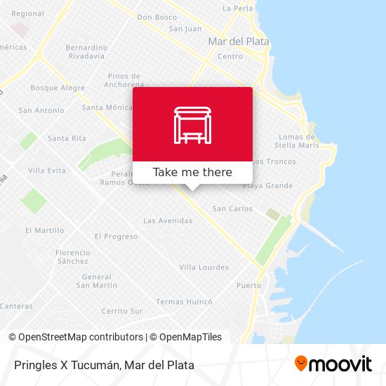 Pringles X Tucumán map