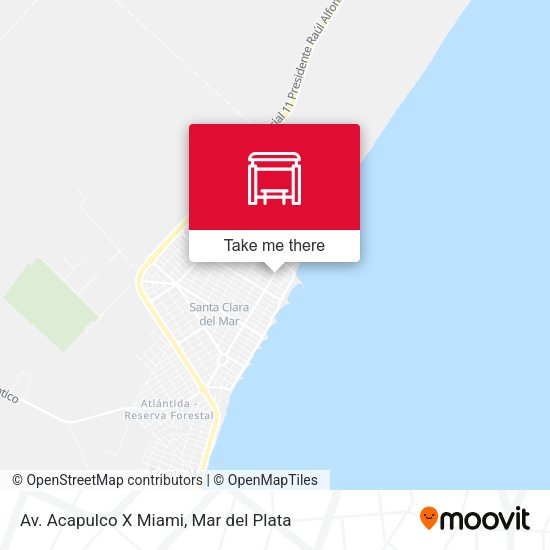 Mapa de Av. Acapulco X Miami