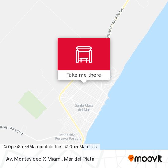 Av. Montevideo X Miami map
