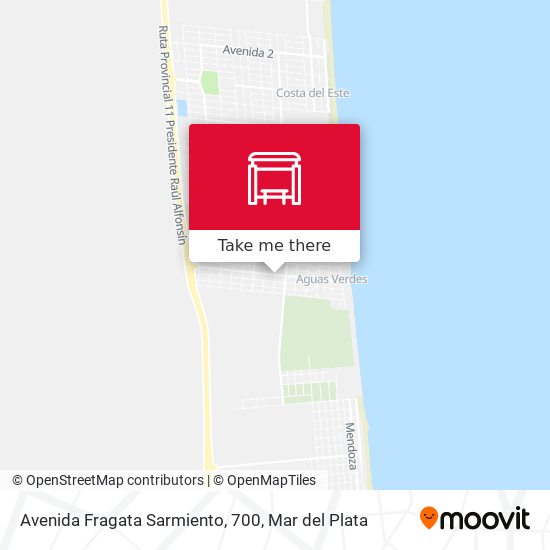 Avenida Fragata Sarmiento, 700 map