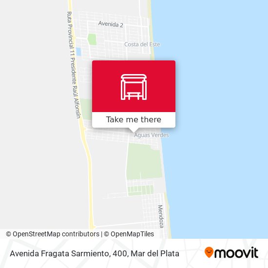 Avenida Fragata Sarmiento, 400 map