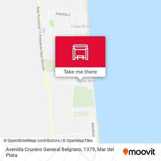 Mapa de Avenida Crucero General Belgrano, 1379