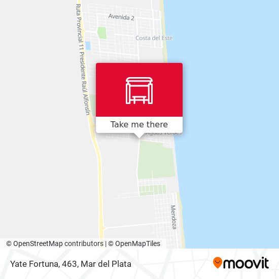 Mapa de Yate Fortuna, 463