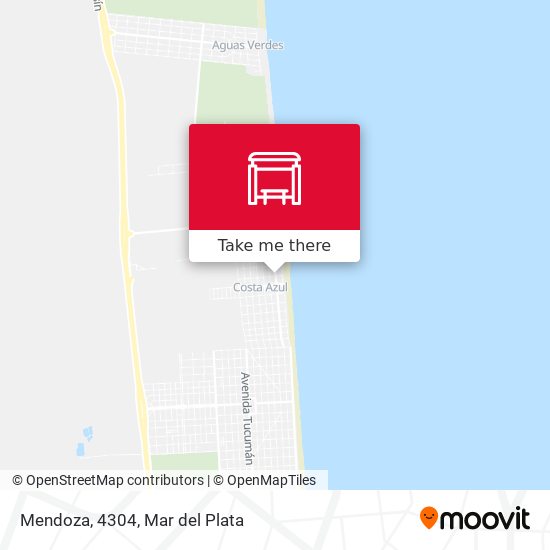 Mendoza, 4304 map