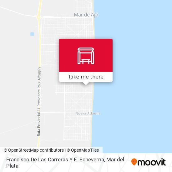 Francisco De Las Carreras Y E. Echeverría map