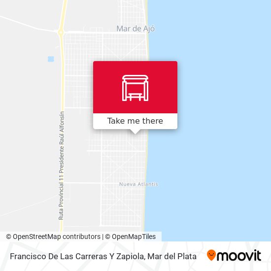 Francisco De Las Carreras Y Zapiola map
