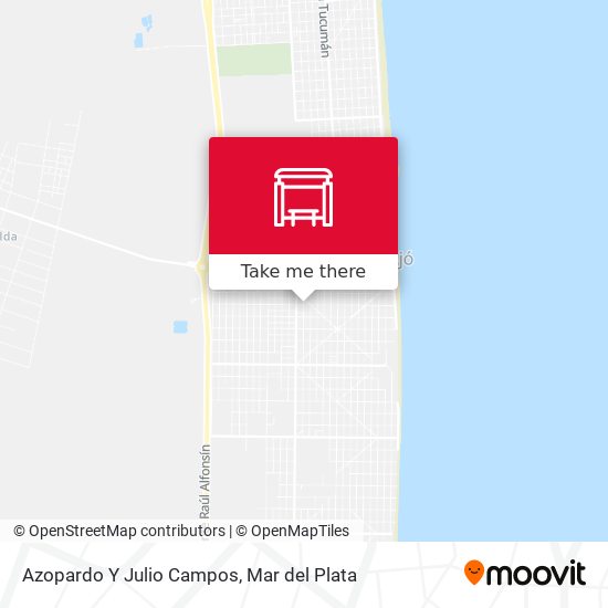 Azopardo Y Julio Campos map