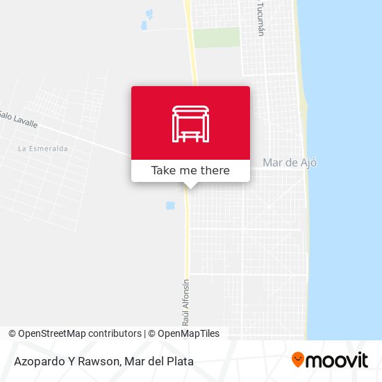 Mapa de Azopardo Y Rawson