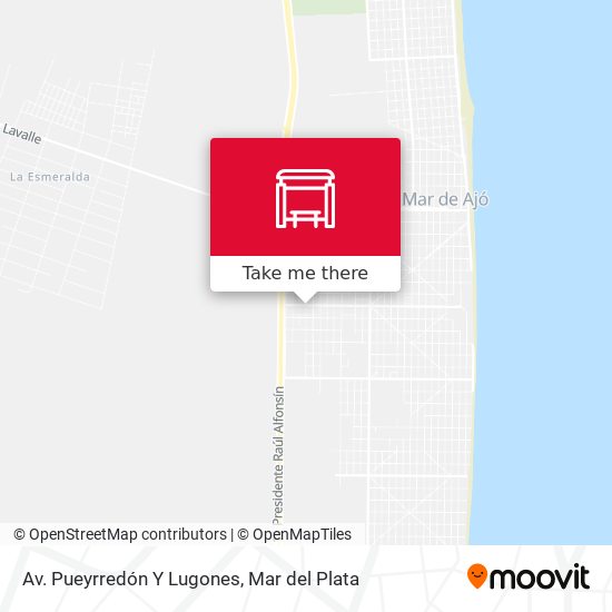Av. Pueyrredón Y Lugones map