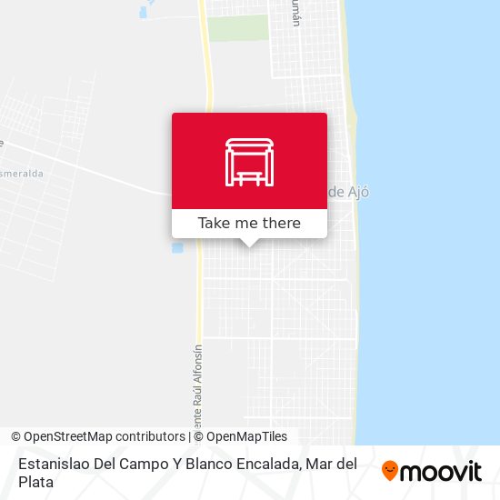 Estanislao Del Campo Y Blanco Encalada map
