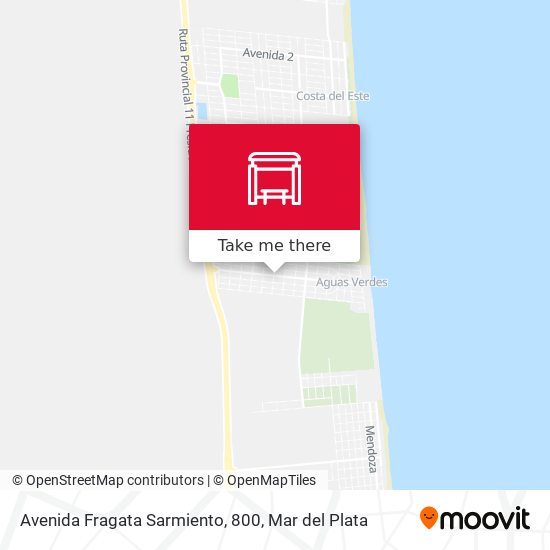 Avenida Fragata Sarmiento, 800 map