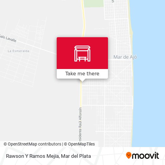 Rawson Y Ramos Mejía map