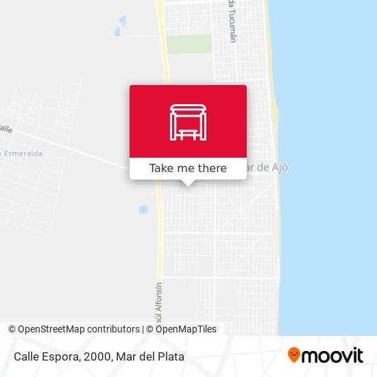Calle Espora, 2000 map