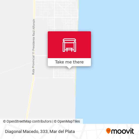 Diagonal Macedo, 333 map
