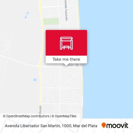 Avenida Libertador San Martín, 1000 map