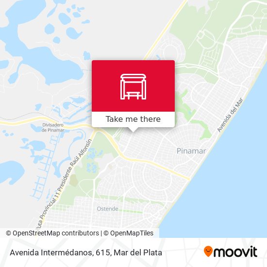 Avenida Intermédanos, 615 map