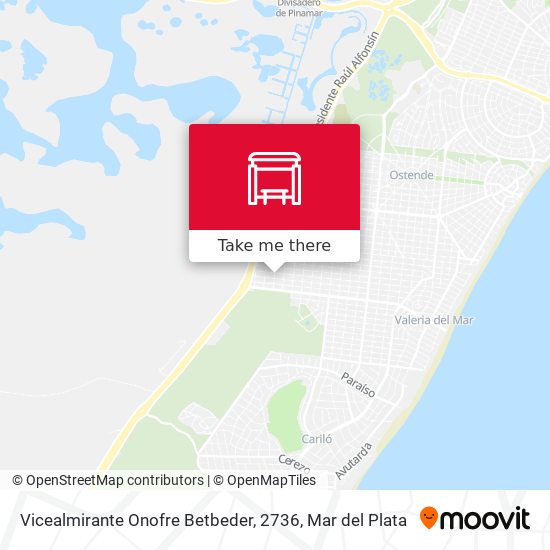 Vicealmirante Onofre Betbeder, 2736 map