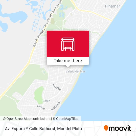 Mapa de Av. Espora Y Calle Bathurst