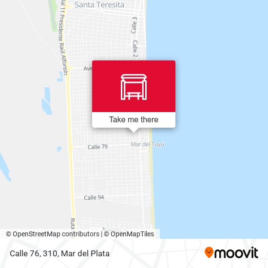 Mapa de Calle 76, 310