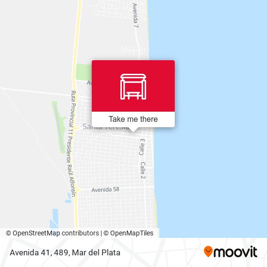 Mapa de Avenida 41, 489