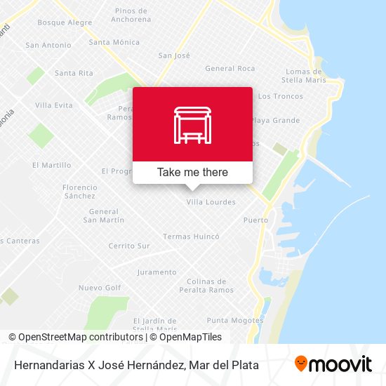Mapa de Hernandarias X José Hernández