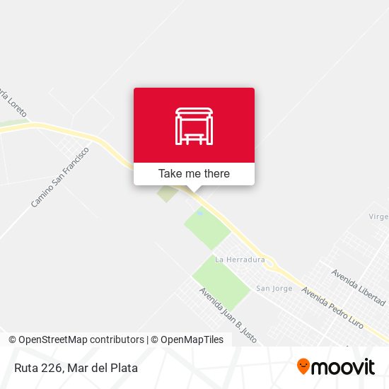 Mapa de Ruta 226