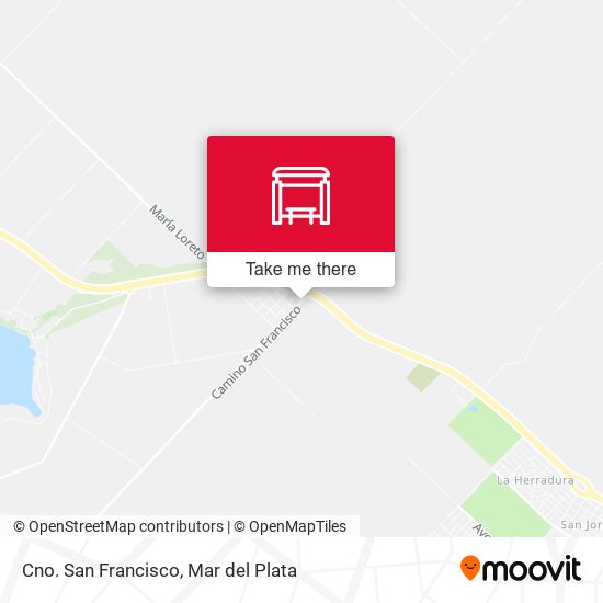 Cno. San Francisco map
