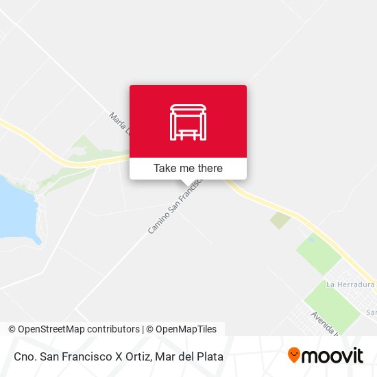 Mapa de Cno. San Francisco X Ortiz
