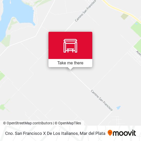 Cno. San Francisco X De Los Italianos map