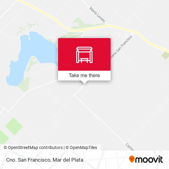 Cno. San Francisco map