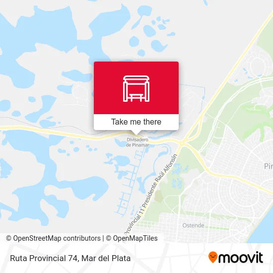 Ruta Provincial 74 map
