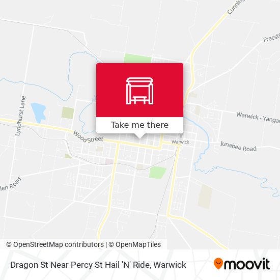 Dragon St Near Percy St Hail 'N' Ride map
