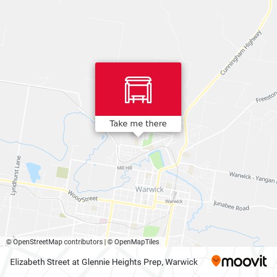 Elizabeth Street at Glennie Heights Prep map