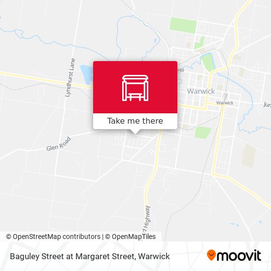 Baguley Street at Margaret Street map